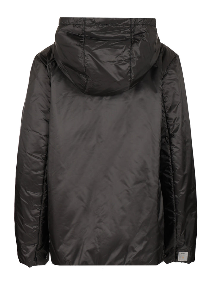 Max Mara The Cube Padded Jacket With Hood Coats - Nero | f5c101998a0f5d5442bd880f0961b8d1dc8b080c