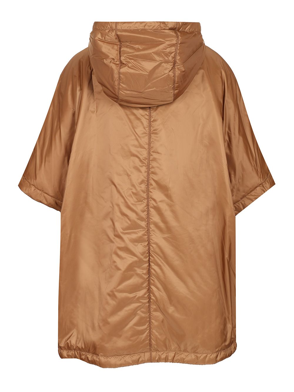 Max Mara The Cube Padded Cape With Hood Coats - Marrone | 0b7b1aef25e7127d8e742c7aac2d82a3b9b1758d
