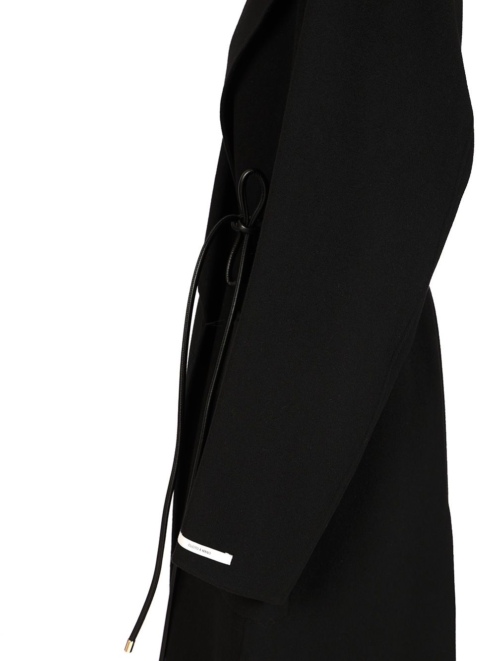 Sportmax Double Wool Dressing Gown Coat Coats - Nero | 4a932adaef399d9d74ab8a7ebdd8ab147e9a6aad