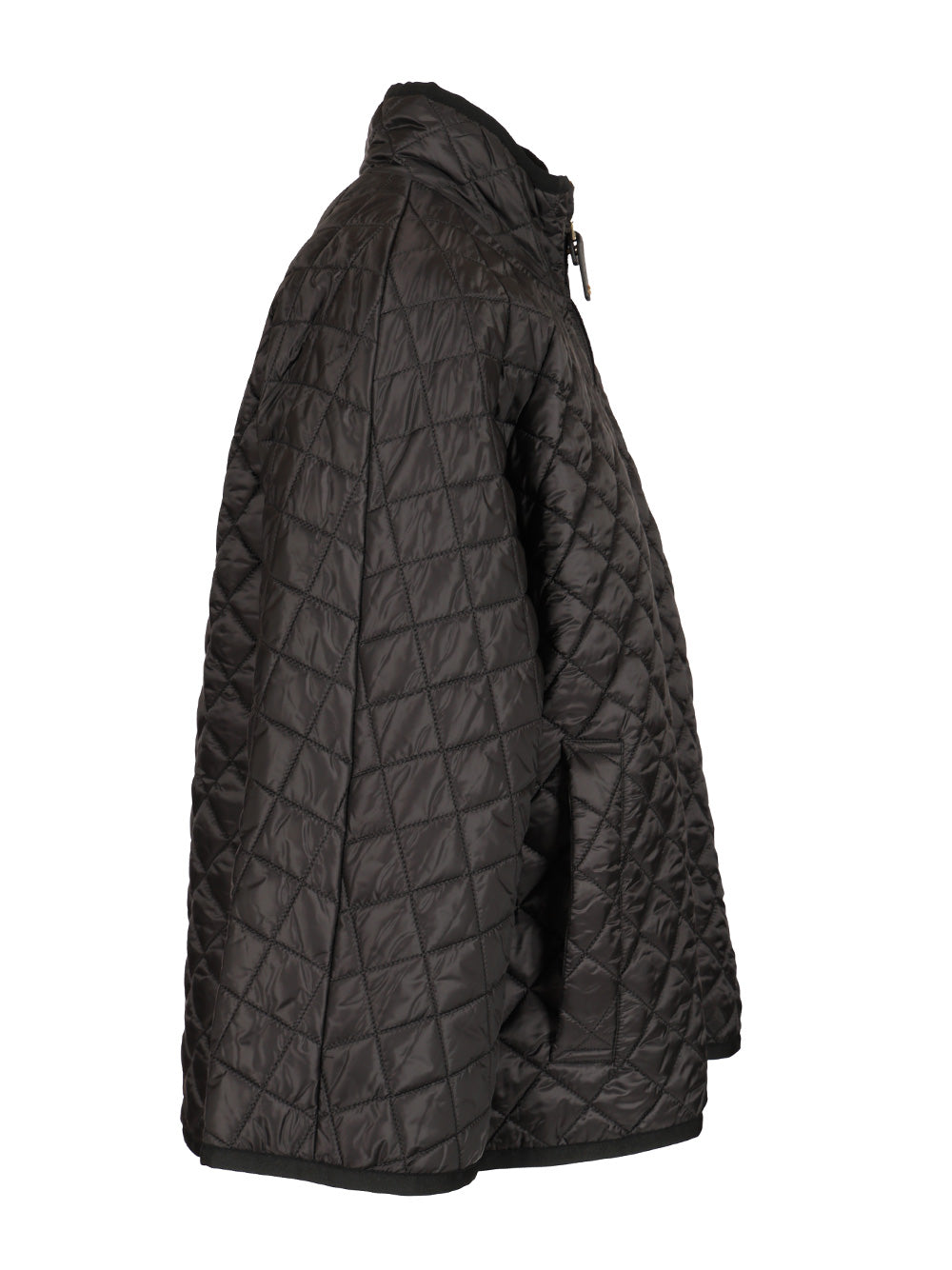 Max Mara The Cube Reversible Water-Repellent Canvas Cape Coats - Nero | 268a5761b7a3178c6becae433b84ca745c8339fc