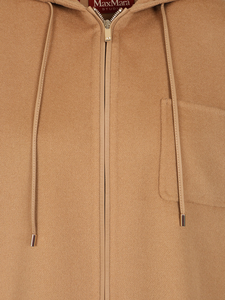 Max Mara Studio Wool, Cashmere And Silk Sweatshirt Giacche - Beige | 3b47dfc2ebc8c79255fba9d56bb74efadc87c067
