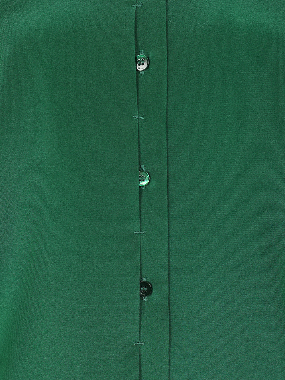 Max Mara Stretch Silk Cady Shirt Shirts - Verde | 06568dcb69c87dfc66168350d1bf373484e6f458