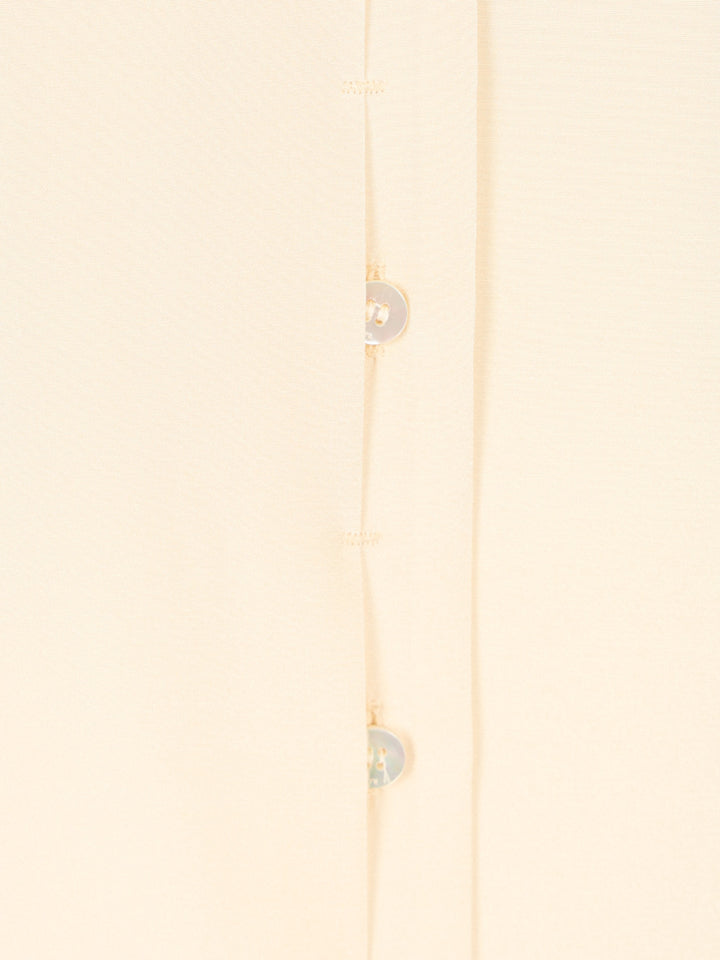 Max Mara Stretch Silk Cady Shirt Shirts - Bianco | adba1bc27512130526bd75f2cb6048c7acec5c47