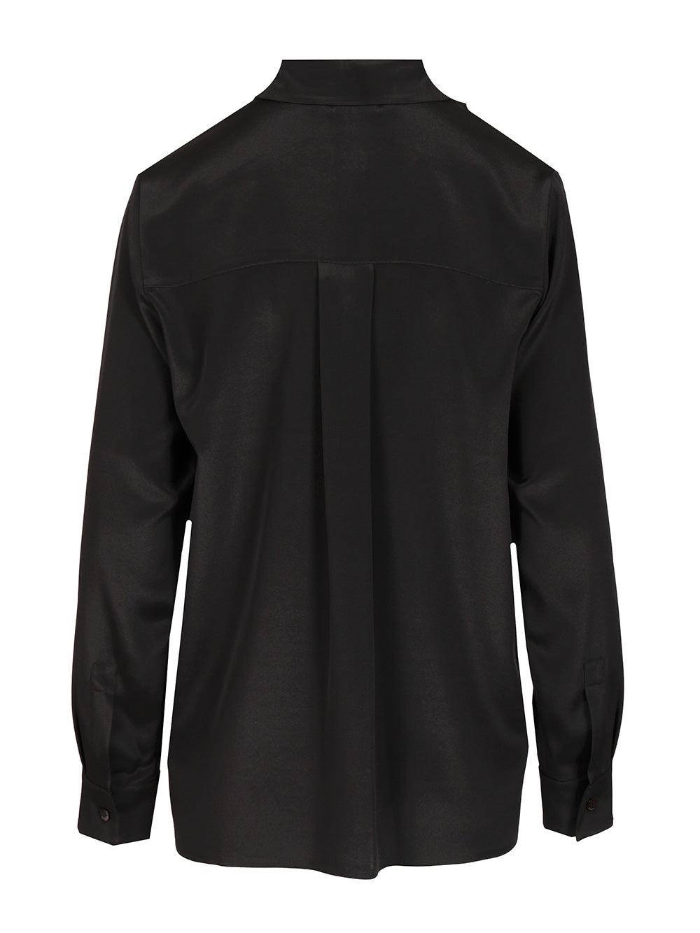 Max Mara Stretch Silk Cady Shirt Shirts - Nero | b04a2077a75ebe8ea2f64c78ca856463652b12f9