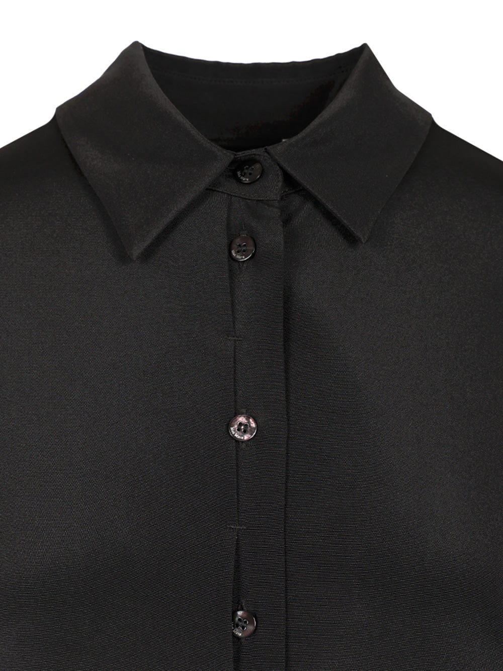 Max Mara Stretch Silk Cady Shirt Shirts - Nero | 9dfc12301ce7642ab679b9a842690ee182cb7f70