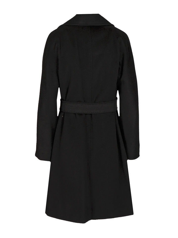 Max Mara Studio Wool Dressing Gown Coat Coats - Nero | 3bc45bf4312d57a62b39e7981098ea687db3d355
