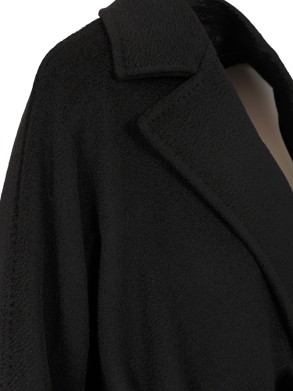 Max Mara Studio Wool Dressing Gown Coat Coats - Nero | 6f66d754b58349c49396a71e6f112d5a2bbf0aaf