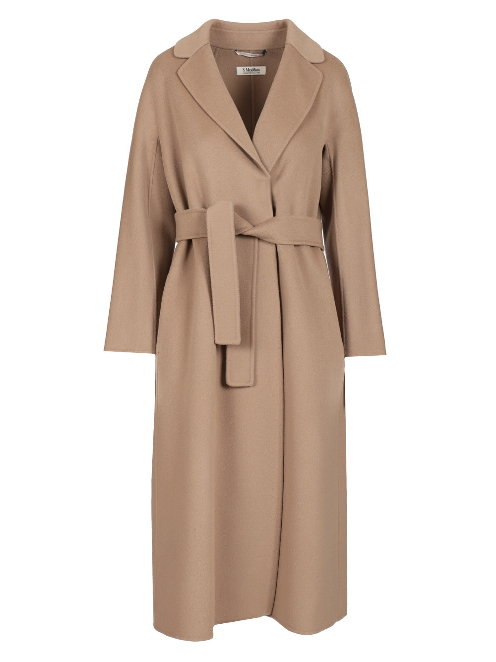 'S Max Mara Wool Drap Midi Coat Coats - Grey | f63320c2c022a8f0baed2138a8d6992609ec406e