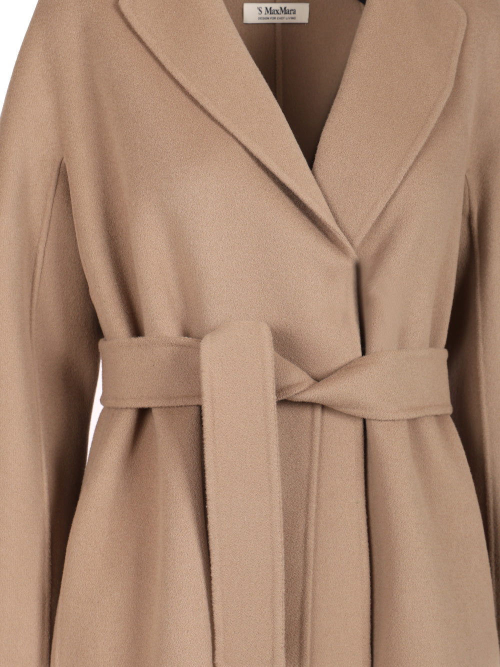 'S Max Mara Wool Drap Midi Coat Coats - Grey | 51dc1dce1556e2c01c1e30af40563ac954923ffe