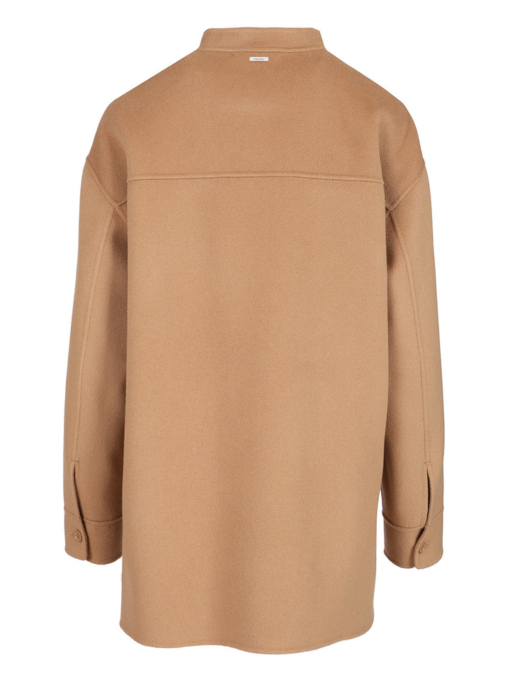 'S Max Mara Wool Shirt Jacket Giacche - Beige | c508a35936effed3c39b6167749866ecaac2e9e3