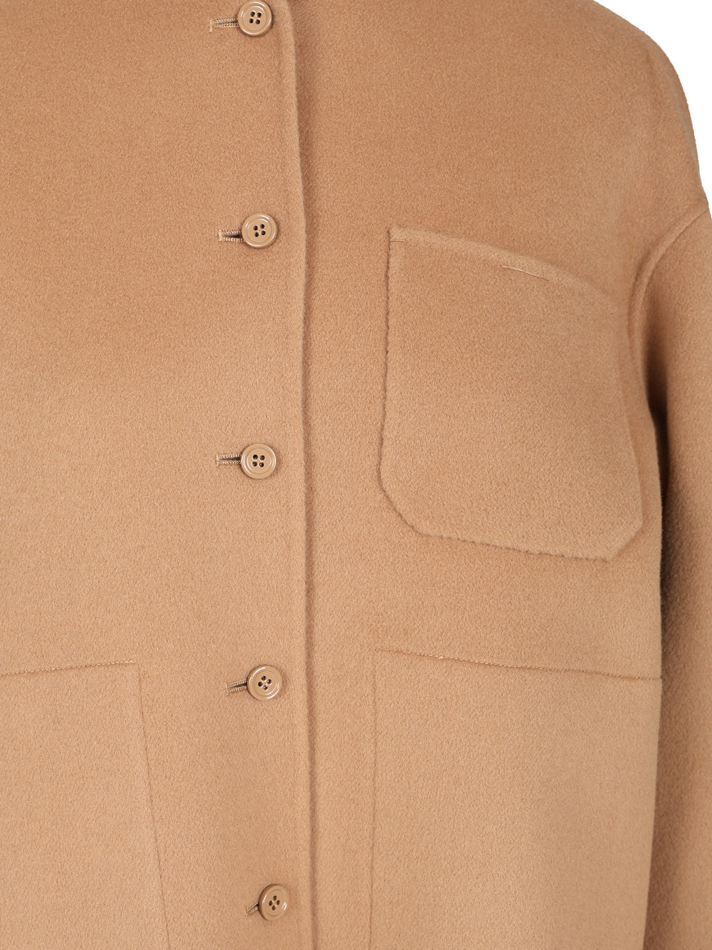 'S Max Mara Wool Shirt Jacket Giacche - Beige | b0d488de0156b56c08aef6e82bab8752eba8180e