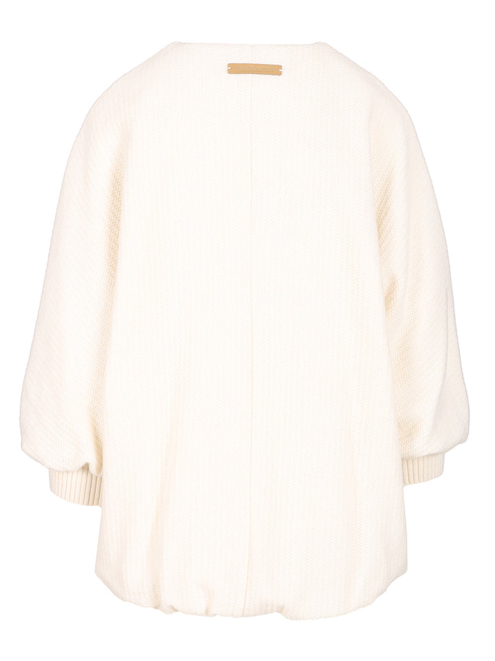 Max Mara Wool And Cashmere Knitted Jacket Giacche - Bianco | df9203507638e09e95c494564ef9757bb32f7357