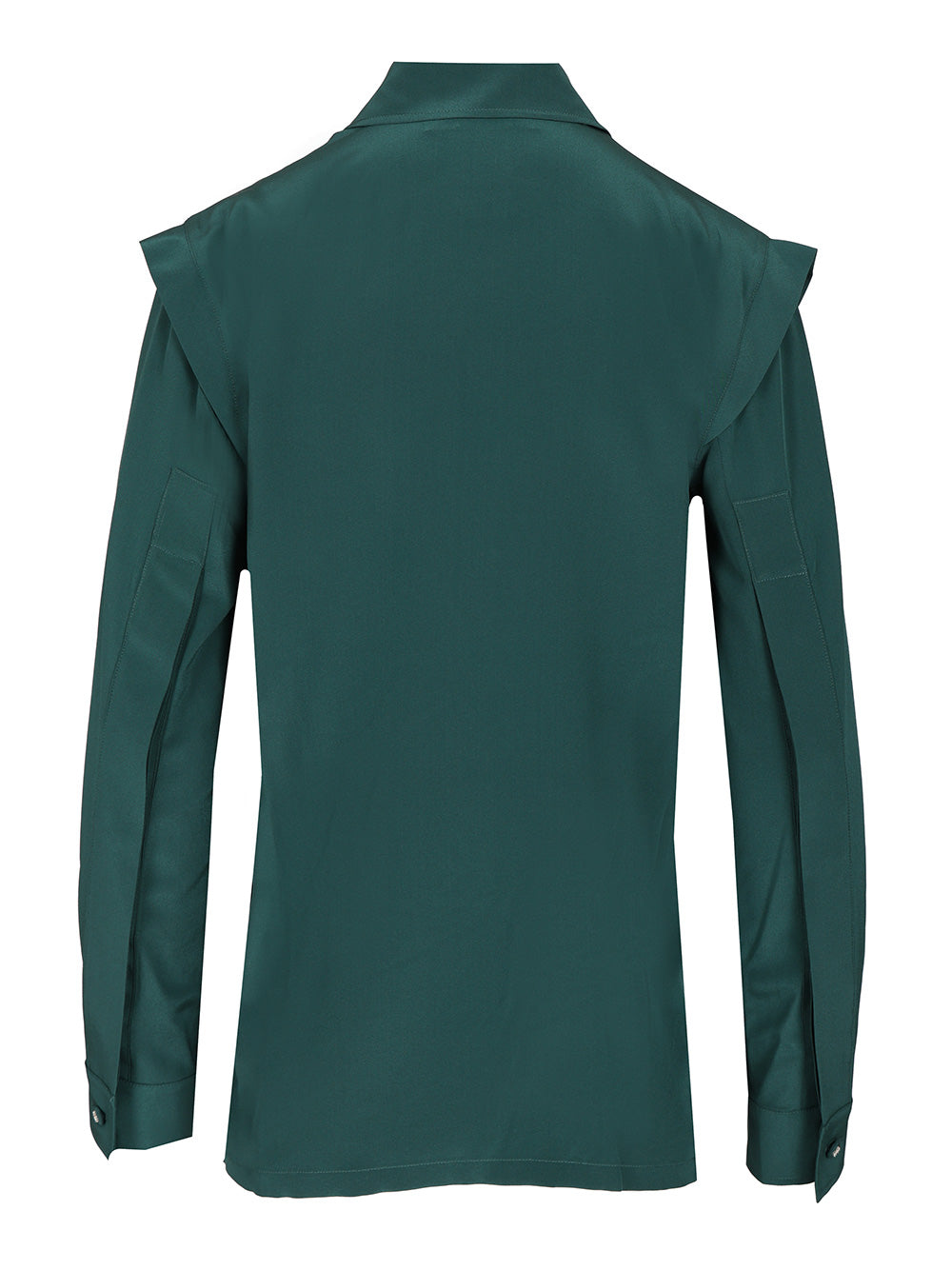 Max Mara Crêpe De Chine Shirt Shirts - Verde | b142ccd678766179c209a55ec673b6ee88081251