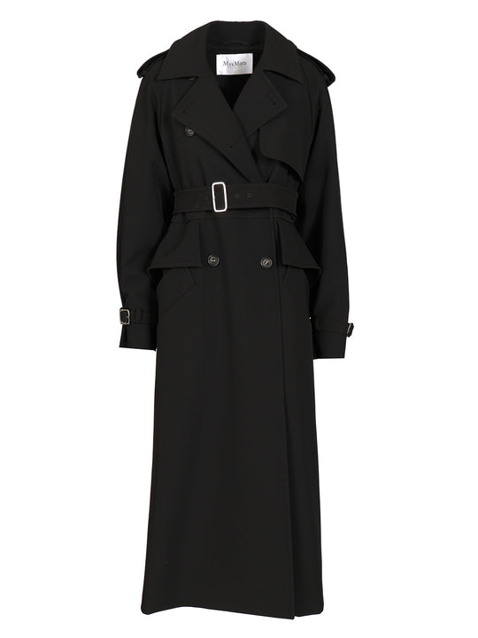 Long Trench Coat Coats Nero
