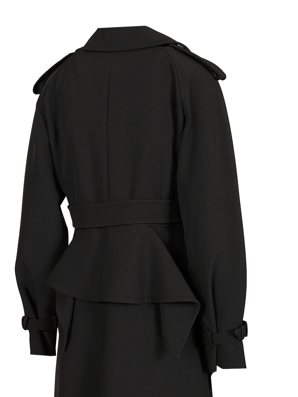 Max Mara Long Trench Coat Coats - Nero | 8b0362c4946fec7bafe4a8d9622a4adb630c9ec1