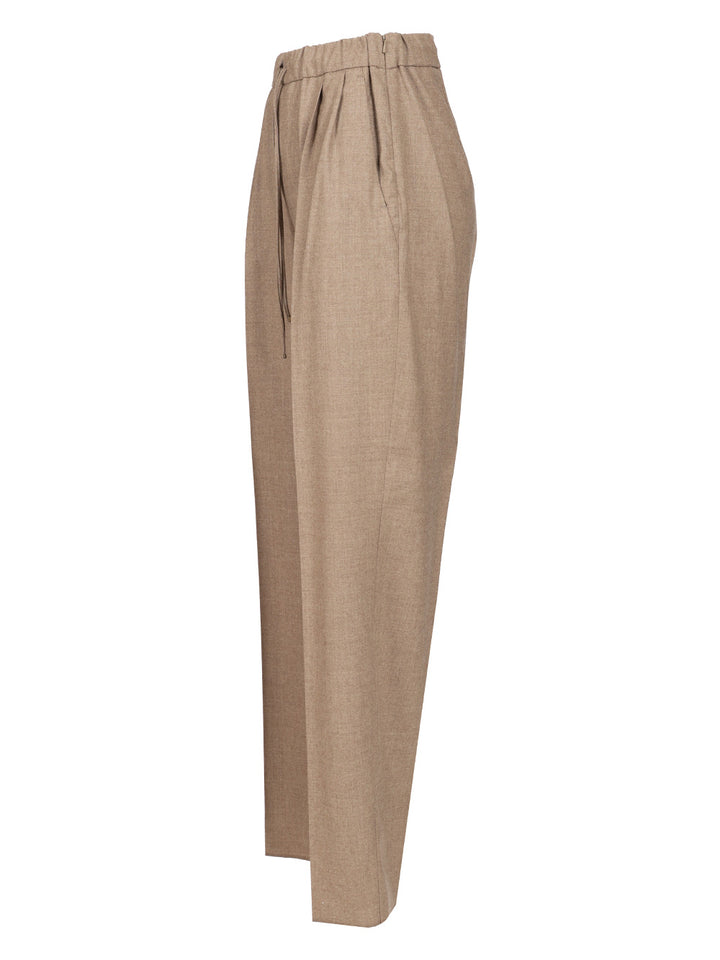 Max Mara Stretch Cashmere Trousers - Marrone | cdfc182d61df66b45a08232a0c490ec15b78af09