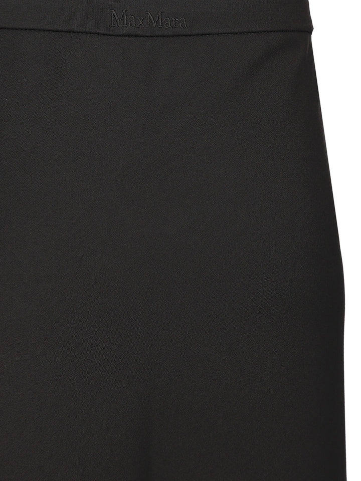 Max Mara Long Viscose Skirt Gonne - Nero | 03bd58098d2170ef45b88358a1c6a792dfc2ce50
