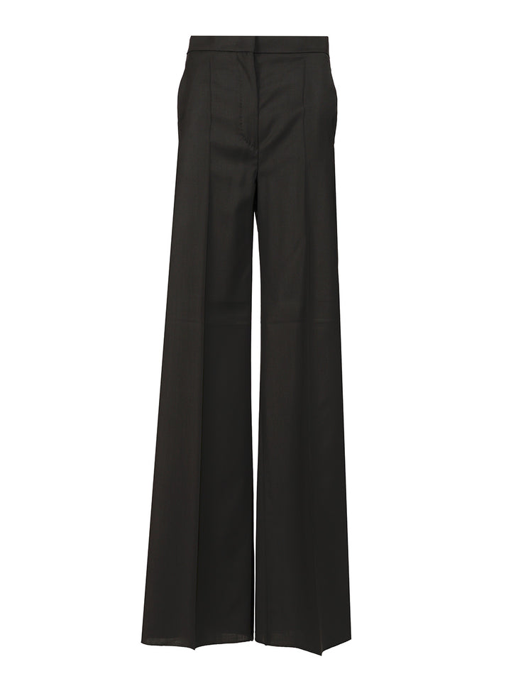 Max Mara Wide Leg Trousers - Nero | 31dd73ac49f163b3d88d50c0800cca557f9e0923