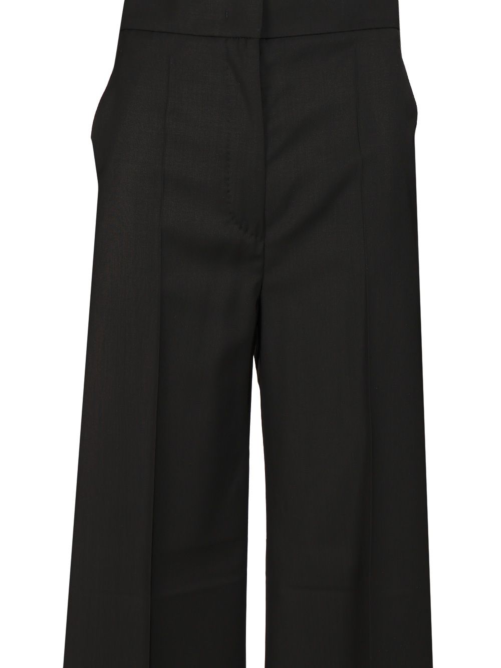 Max Mara Wide Leg Trousers - Nero | 91805a19f5426eb0d01389835e7a6d5b8f05230c