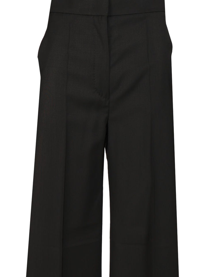 Max Mara Wide Leg Trousers - Nero | 91805a19f5426eb0d01389835e7a6d5b8f05230c