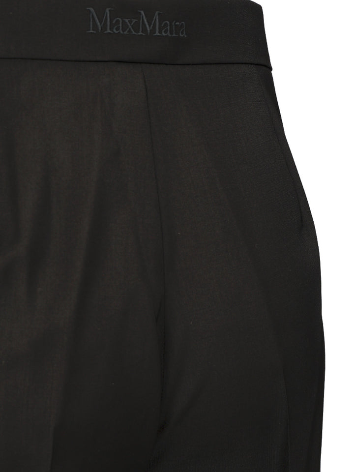 Max Mara Wide Leg Trousers - Nero | 153abfcf490abd356068cce2accbaeec580245b7