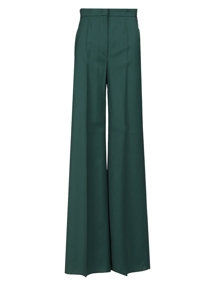Max Mara Wide Leg Trousers - Verde | c14893d8337bf4c572b54b9b9a2ce57850a3f197