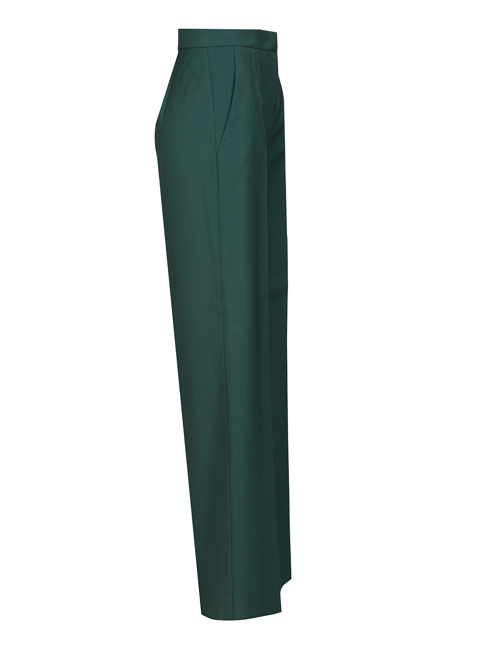 Max Mara Wide Leg Trousers - Verde | ef87716f16e554ff201b4cefe5e0ec8ed53c6b73