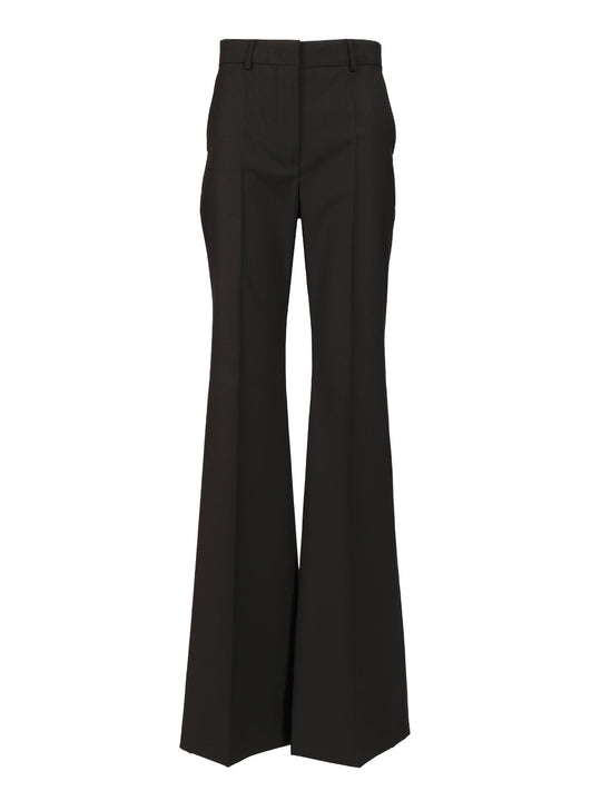 Flare Trousers Nero