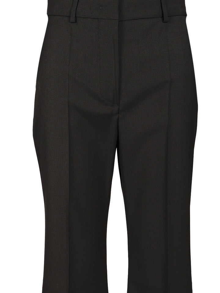 Sportmax Flare Trousers - Nero | e075ec1cfe8372ace6f49a048523cf8617934776