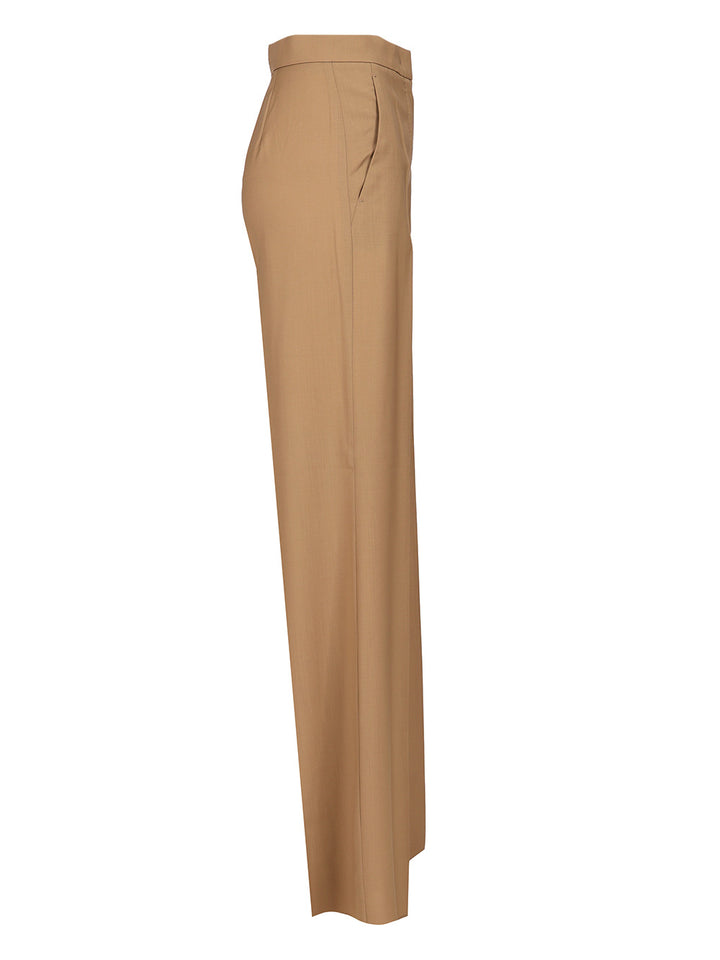 Max Mara Wide Leg Trousers - Marrone | eb5685190a208229dcf92e6dcaa2a0f3eee4b2b3