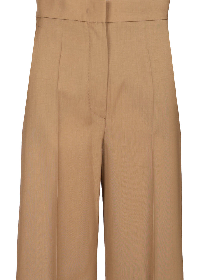 Max Mara Wide Leg Trousers - Marrone | 5ad33b6cd58adbff11a6e4cedb2c6426b5564b56
