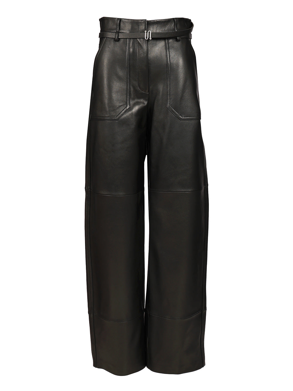 Sportmax Nappa Trousers - Nero | e71a03d62f433ef740b3024a1ca6a22d4ccd3cb0