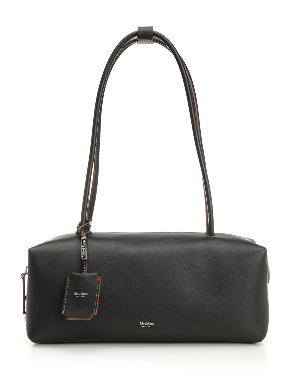 Max Mara Natural Satchel Bag Shoulder Bags - Nero | 43e0d7b63fcd327396bea5d8f247f681a242c1a6