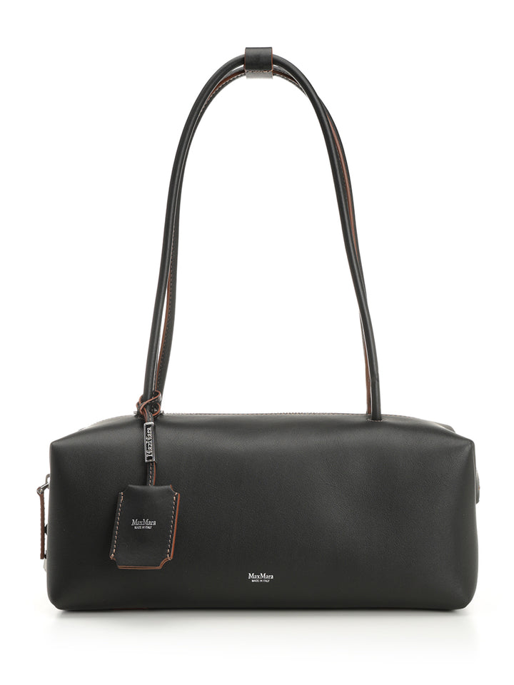 Max Mara Natural Satchel Bag Shoulder Bags - Nero | 43e0d7b63fcd327396bea5d8f247f681a242c1a6