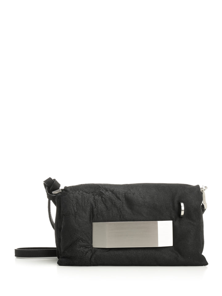 Rick Owens Pillow Griffin Crossbody Bags - Nero | 11ef3dbde92cc80ad9cd88b46ac4852bca300661