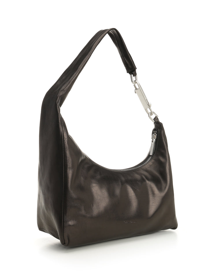 Rick Owens Gemini Cropped Shoulder Bags - Nero | d0501bdcd5614934c3c25fb4aae85cf534de69a1