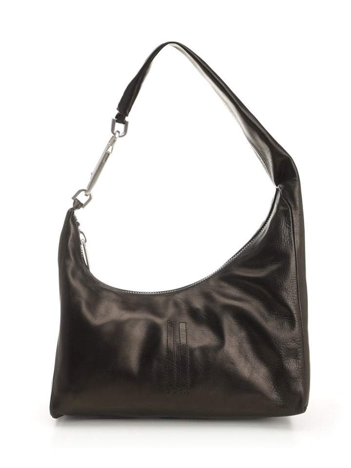 Rick Owens Gemini Cropped Shoulder Bags - Nero | 62afb6e9e775c1e6913bbd6693d77fb299e20bca