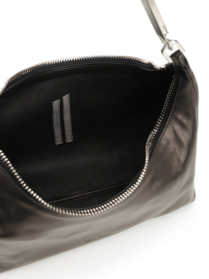 Rick Owens Gemini Cropped Shoulder Bags - Nero | 8b69788286e0102161ecb8d8023782d61c0a48b4