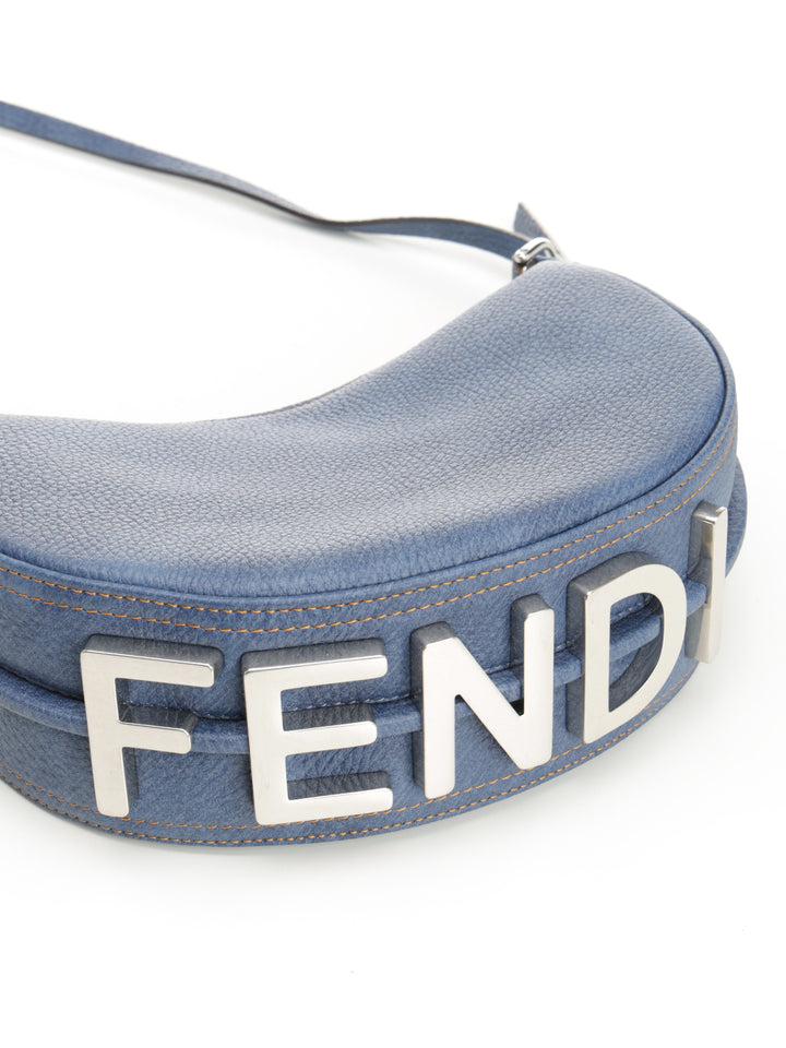 Fendi Fendigraphy Handbags - Blu | 08e03837109a7c78a64a51405995c36ef9cdd564