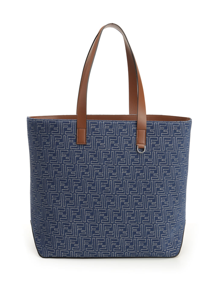 Fendi Medium Ff Shopping Bag Handbags - Blu | 143c824e3836cca6eee23c5c6539ce630605f761