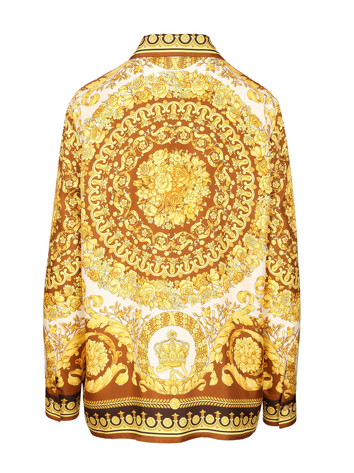 Versace Silk Twill Shirt Shirts - Multicolor | 6f1ffc916a9b9a89a68fe02d083f585076d641e3