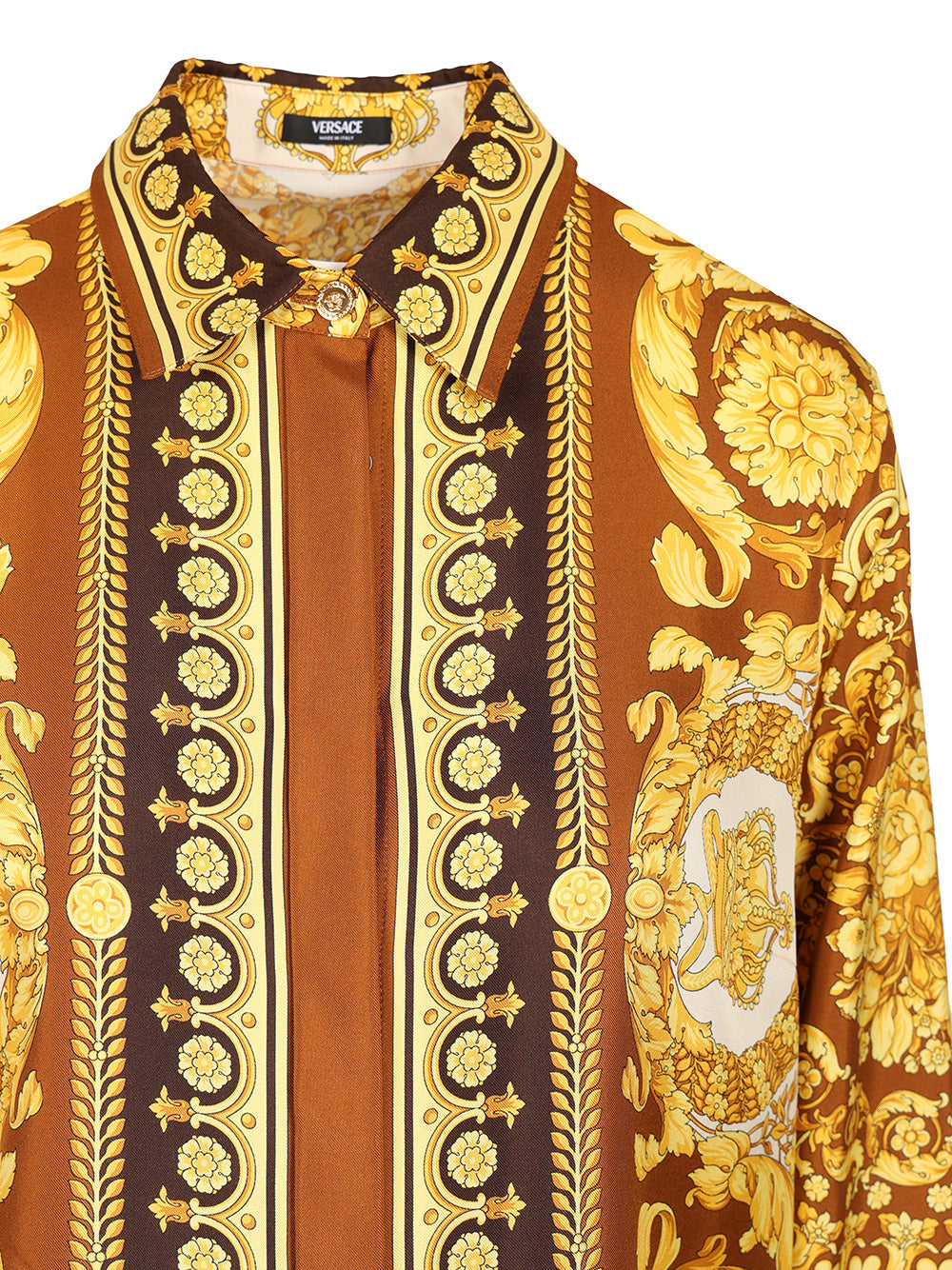 Versace Silk Twill Shirt Shirts - Multicolor | bf21b446909ce9b68df73e4100a13cadb4b6a5bf