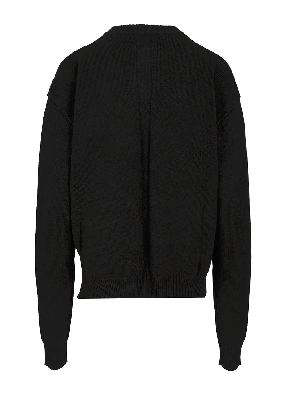 Rick Owens Cashmere And Wool Sweater Knitwear - Nero | 647504cc8e6908511c771cad522967cef6e82683