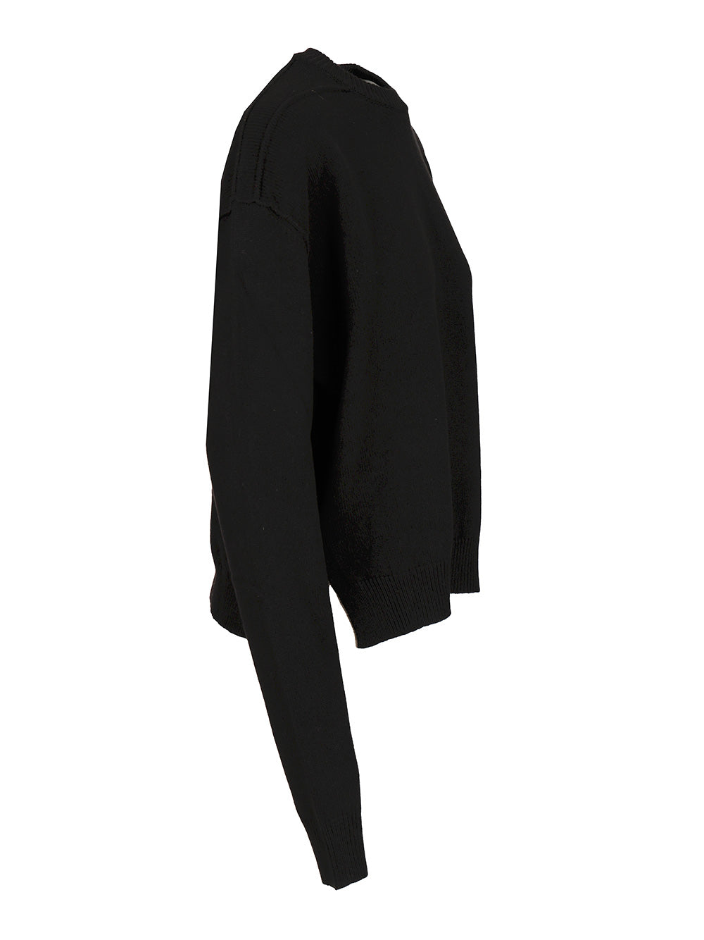 Rick Owens Cashmere And Wool Sweater Knitwear - Nero | 1ce217aafdcf9067aed4e3db091a8dae37fabda9