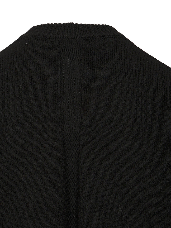 Rick Owens Cashmere And Wool Sweater Knitwear - Nero | 5389bc153e9a5343fba1f05a18899c979577b7ce