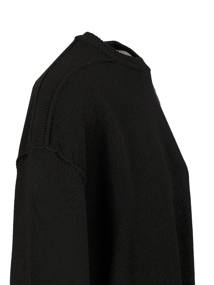 Rick Owens Cashmere And Wool Sweater Knitwear - Nero | afa5721e1372ca23843f0eede2999c35a079745f