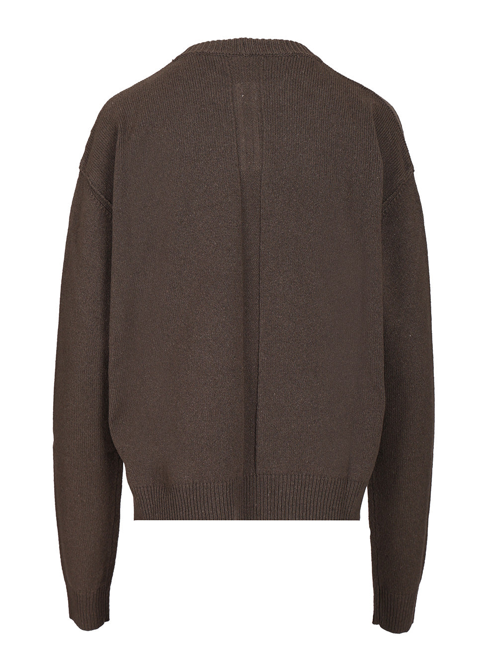 Rick Owens Cashmere And Wool Sweater Knitwear - Marrone | 735f2c0891a899158b16516242fa088ac0c9cf37