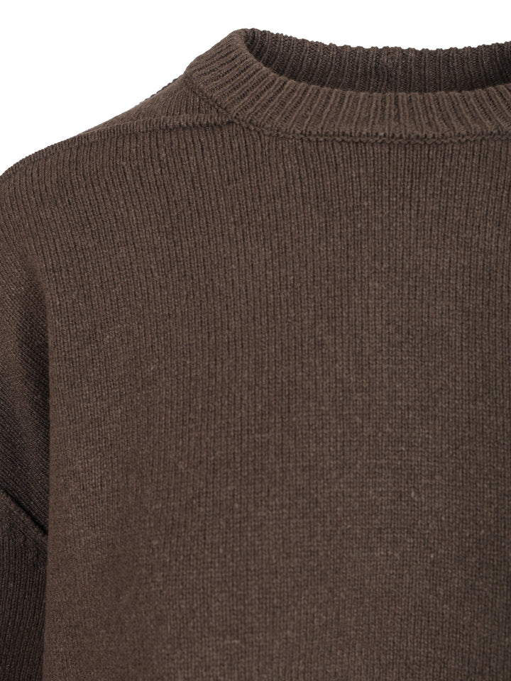 Rick Owens Cashmere And Wool Sweater Knitwear - Marrone | 47a26506c5121f33b3c95f8ce85fe05a89d55bd9