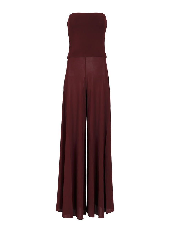 AlaÏA Bustier Jumpsuit Tute Intere - Bordeaux | 98a0d17e45cf792cbc22a229518e10a283d33037