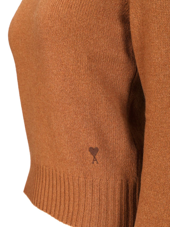 Ami Turtleneck Sweater Knitwear - Marrone | d42fad04a087c7e52090275ec2f07c0860f8d33d